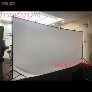 专业影子舞道具幕布支架背景架幕布横杆灯光白布皮影人影手影手电