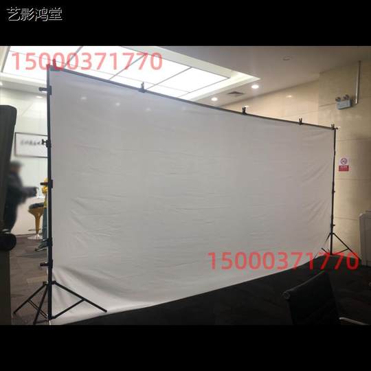 Accesorios de baile de sombra profesional soporte de cortina marco de fondo cortina barra transversal iluminación tela blanca marioneta de sombra linterna de sombra de mano