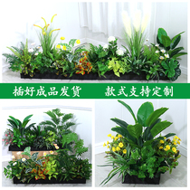 Artificial flowers artificial flower arrangements plant partitions green plant combinations courtyard flower boxes landscaping indoor and outdoor decorative floral arrangements