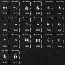 Beauty nail Ornament Rivet Series Beauty Nail metal rivet Alloy Bright Sheet Nail Lyu Nail Patch Japan Accessories R376