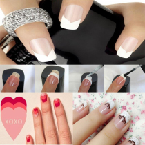 Beauty A tool suit supplies French style stickers Smile Line Nail Polish White Applique Korean nail ornaments