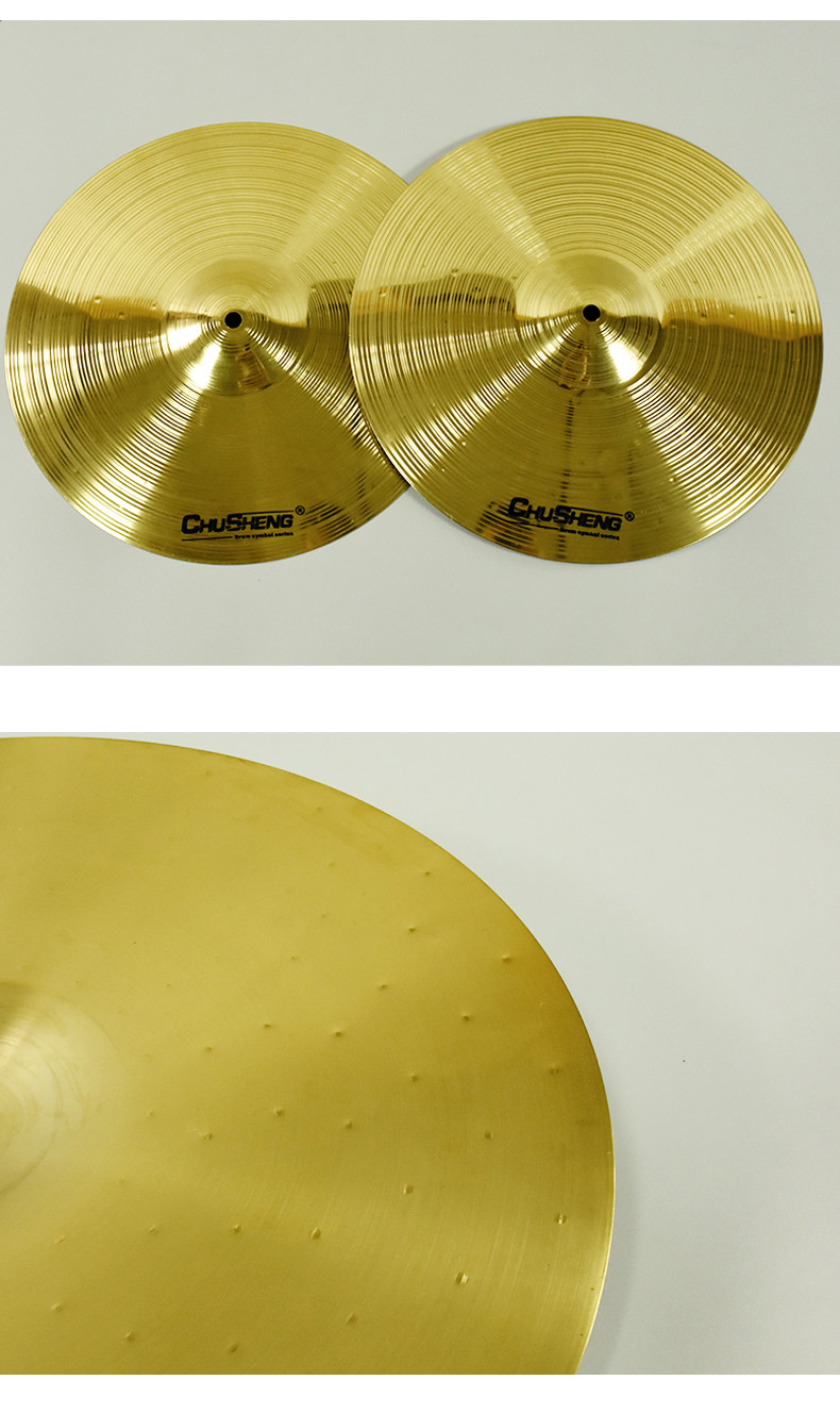 Phụ kiện âm thanh ban đầu kệ trống hợp kim đồng jazz trống cymbals 14 inch 16 inch 18 inch 20 inch - Phụ kiện nhạc cụ dây đeo guitar