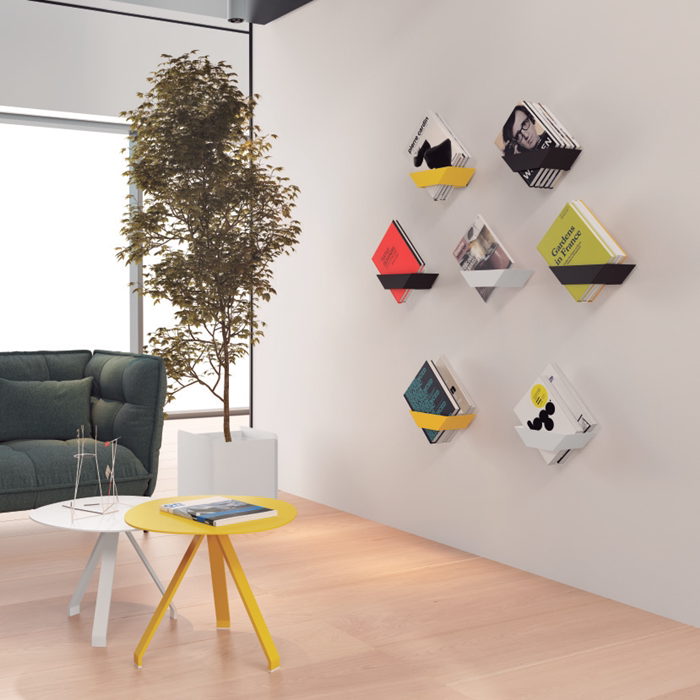 uispair Youspei office space simple home decoration creative wall-mounted bookshelf magazine rack