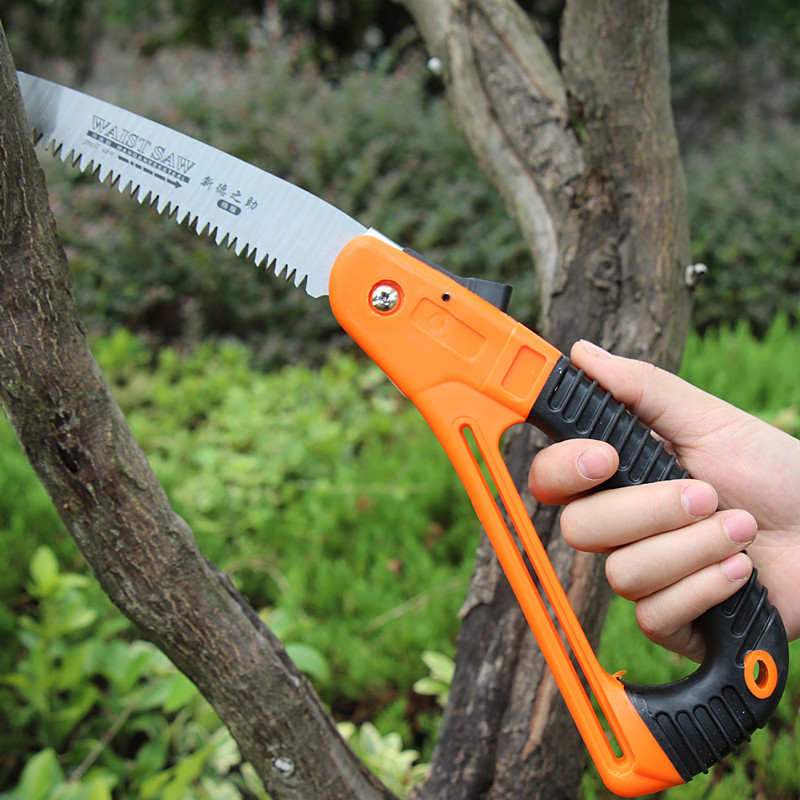 Garden saws Hand folding saws Agricultural tools Three-sided grinding hand saws Fruit tree saws Outdoor saws