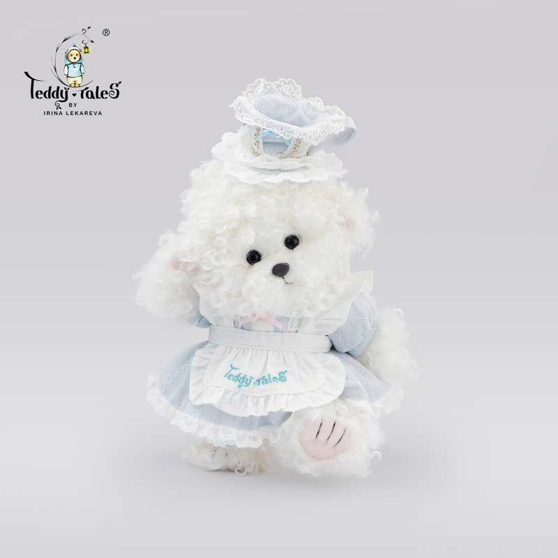 Teddytales Lina Bear Puppy Plush Toy Cute Stuffed Animal Comforting Companion Healing Doll Confession Gift