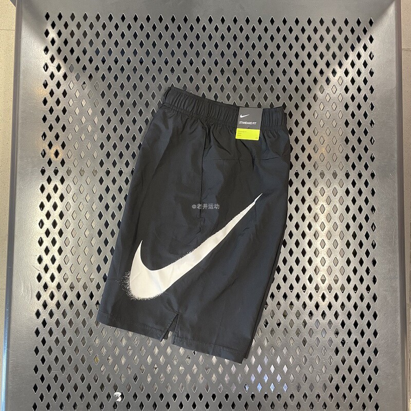Authentic Nike Nike Summer Large Logo Men's Sports and Leisure Fitness Quick-Drying Breathable Shorts Cz6371