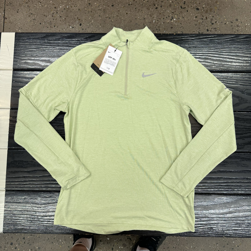 Authentic Nike Men's Spring and Autumn Running Sports Training Quick-Drying Breathable Half-Zip Long-Sleeved Dd4757-371