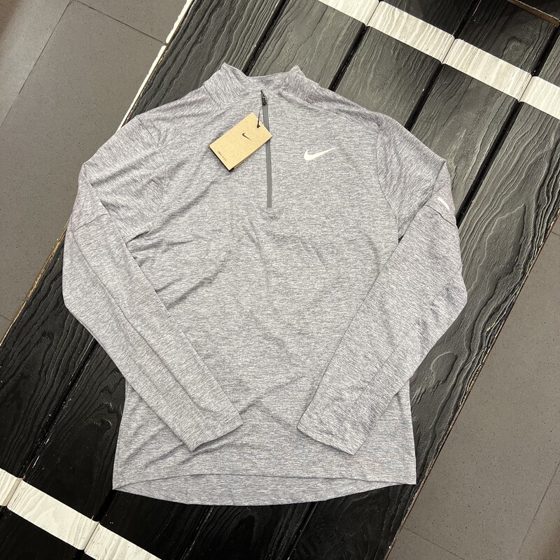 Authentic Nike New Men's Running Sports Training Quick-Drying Breathable Stand-Up Collar Half-Zip Long-Sleeve Dd4757