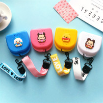 Holder containing case Cute Tooth Cover Case Containing Tooth Braces Box Straightener Storage box Carry dental cover box