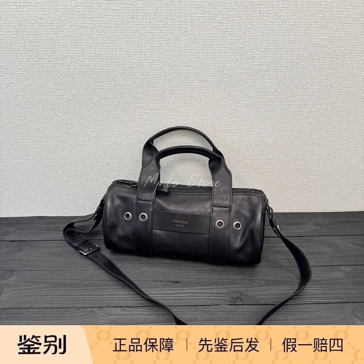 26 Spring/Summer Prada New Route Leather Handbag Crossbody Bag 1Bb162_2Hfq_F0002_V_Ooo 26 Spring/Summer Prada New Route Leather Handbag Crossbody Bag 1Bb162_2Hfq_F0002_V_Ooo