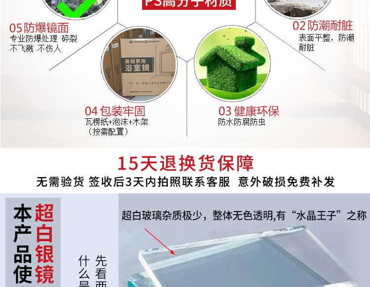 Trung Quốc màu trắng gỗ đầm gương treo tường phù hợp gương toàn thân gương nữ đơn giản cửa hàng quần áo dài gương với khung - Gương gương kính dán tường