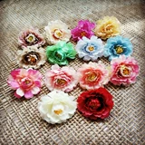 Huahai Grand World DIY DIY Материал Имитация материала Моделирование цветочной головы Цветочная головка 5,5 см цветущая горная камелия