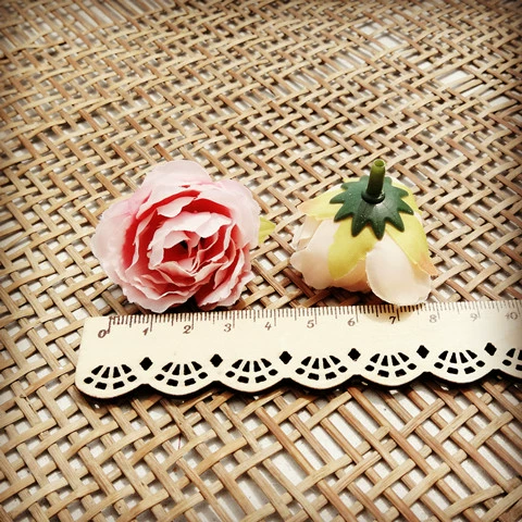 Huahai World Diy рука рука -Материал цветочный голова цветочный кольцо Материал мини -маленький моделирование цветочная отпоним