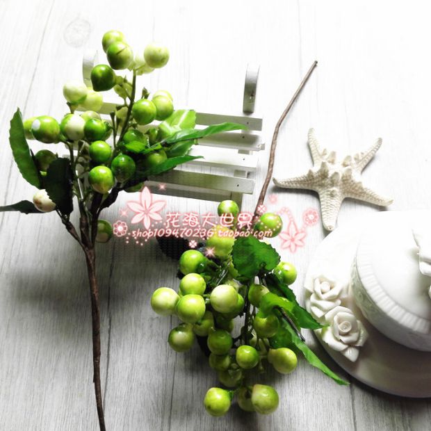 Rừng đạo cụ hình ảnh retro mũ rơm trang trí mũ DIY vật liệu mô phỏng garland blueberry quả đỏ berry bó - Phụ kiện tóc phụ kiện tóc hà nội