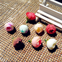 New DIY handmade material Wedding Silk Flowers Photo Aisky Candy Box Accessories Flowers and flowers diy2cm Small tea bud