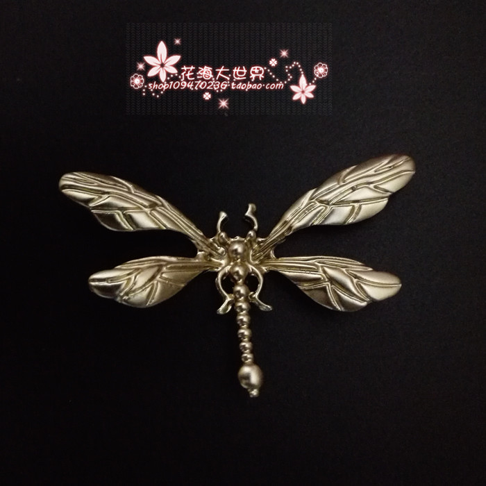 DIY handmade alloy material bow antler feather golden wedding hair accessories hairpin metal accessories