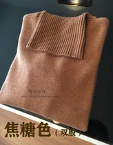 Generation 100% Pure Cashmere Women High Neck Pullover Cashmere Sweater Conventional Thick Loose Large S-4XL Code