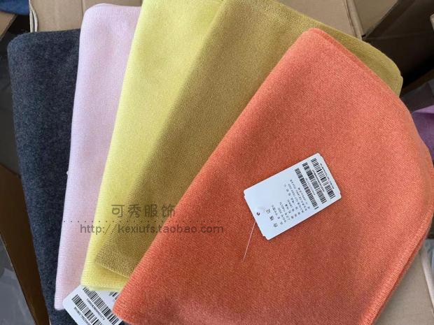 e100 % Mountain cashmere knitted flat pin single stock Thin Scarves 150 gr 180 * 30CM multicolor