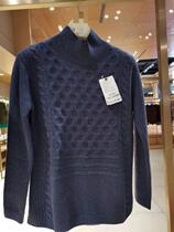 e 90% cashmere womens middle collar cashmere sweater thickened winch 370g warm 90-100 yards loose