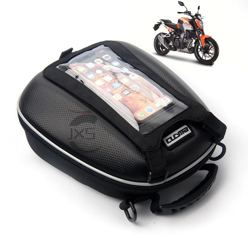 Kai Yue 321R locomotive retrofit waterproof navigation tank bag with USB port hard shell buckle quick-detached ring storage bag