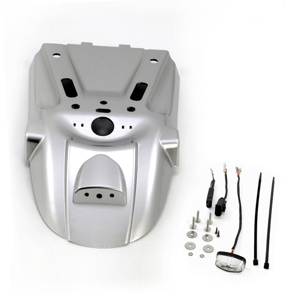 Suitable for BMWRNINET R9T modified rear fender with brake lights latte universal short tail high resistance tile