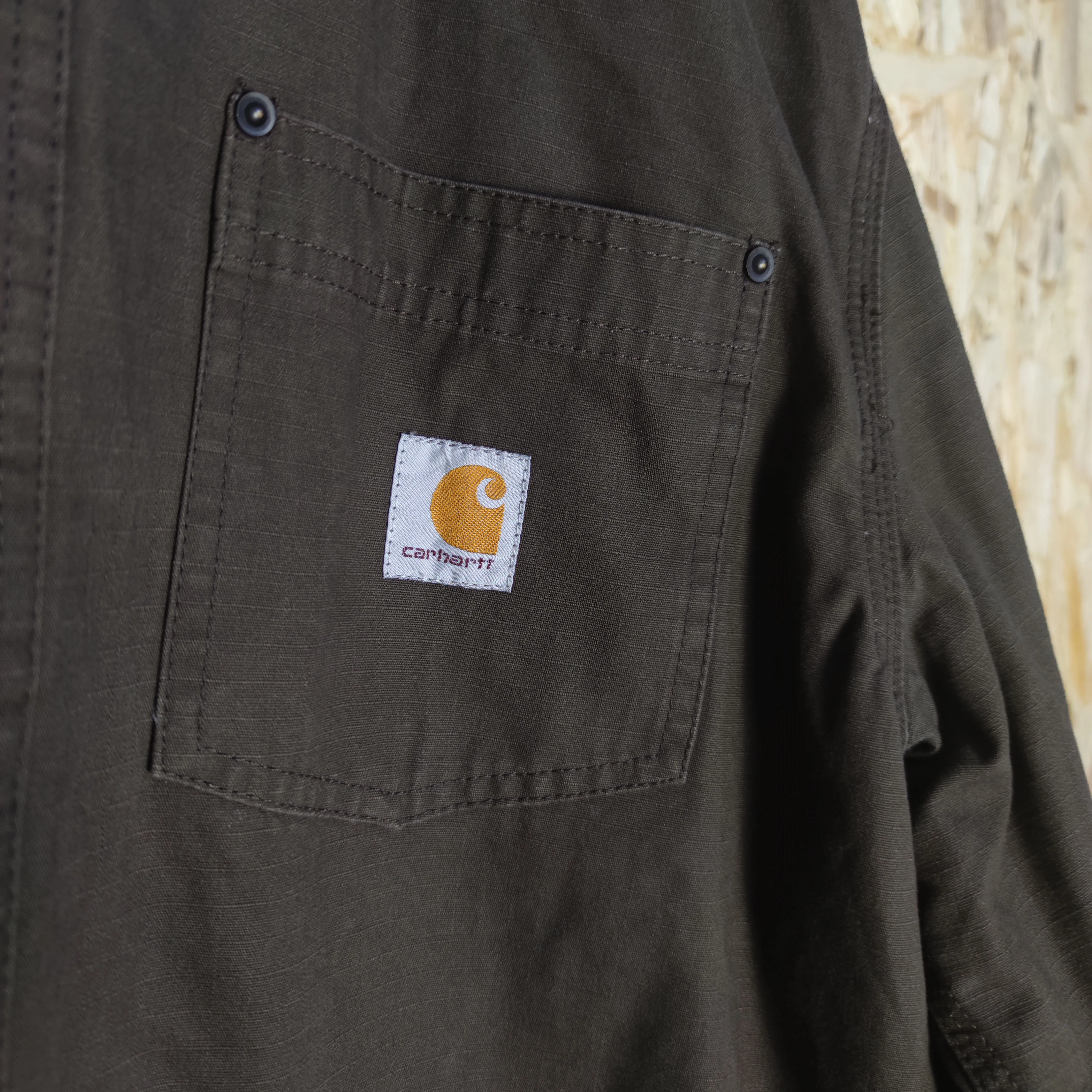 Carhartt 卡哈特主线帆布工装夹克 咔叽外套冬季复古夹棉重磅保暖