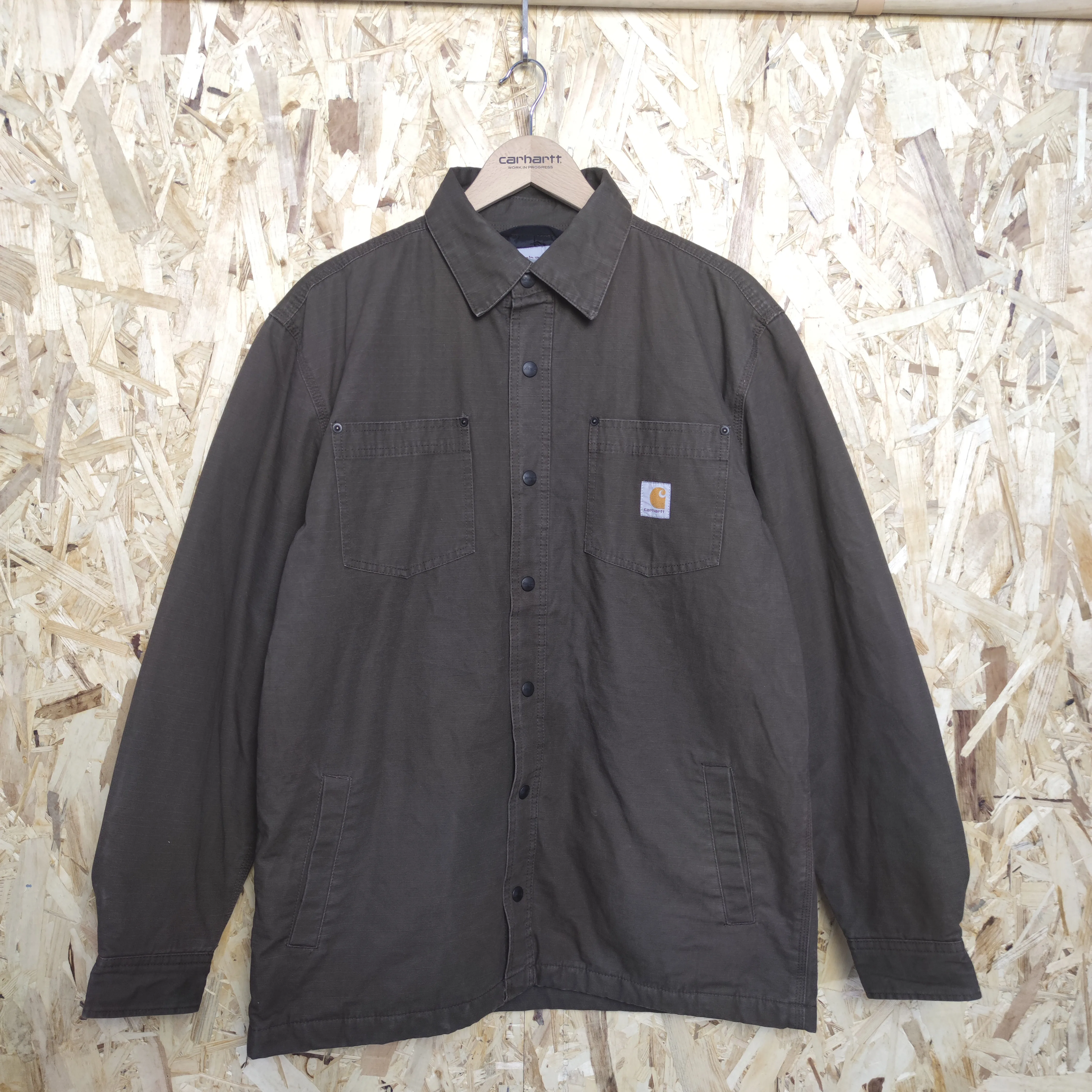 Carhartt 卡哈特主线帆布工装夹克 咔叽外套冬季复古夹棉重磅保暖