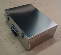 46 toolbox suitcase hardware accessories storage box electric car trunk multi-purpose stainless steel box metal