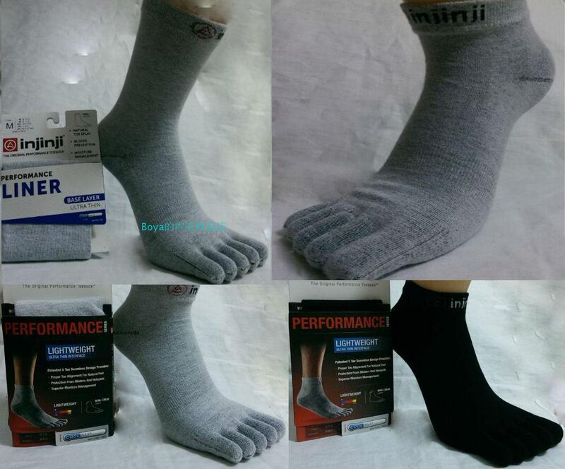 Injinji Five-Toe Socks 1.0 Mini Crew Version and Long Waist 1.0 Crew Version Limited Time Clearance