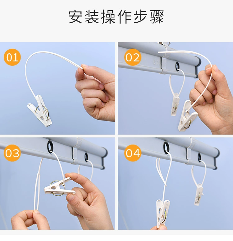 Kẹp khô, quần áo gia đình, kẹp quần áo, kẹp quần áo nhỏ, kẹp chăn, kẹp quần áo, móc treo quần áo lớn, kẹp chăn - Hệ thống giá giặt Cây lăn bụi quần áo miniso