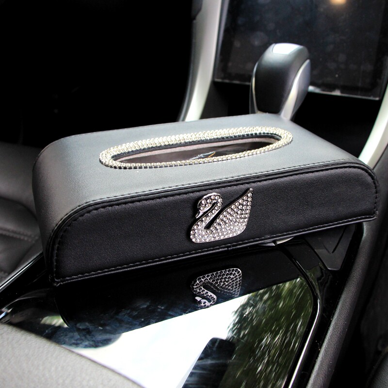 Car pump box inlaid with swan cart on the console armbox on the cart of creative seat pumps pack