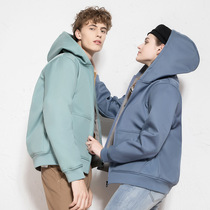 Autumn and winter windproof waterproof fleece men and women couples jacket hooded soft shell sweatshirt IB UNIQLO О Κ