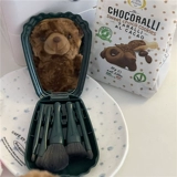 Зеркало, портативная кисть для многоразового использования для путешествий, русалка