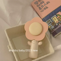 Розовый вентилятор, в цветочек