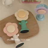 Милый ретро портативный перезаряжаемый вентилятор в форме цветка, в цветочек