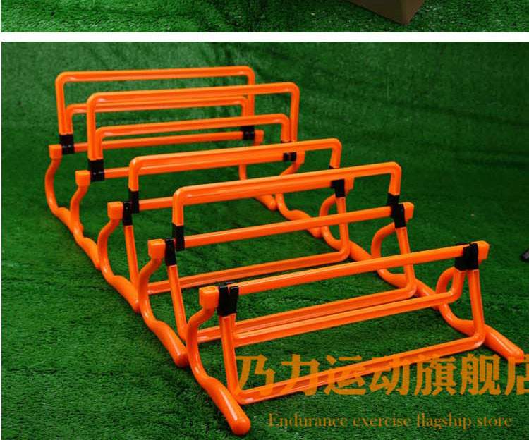 Rào cản nóng có thể tháo rời gấp rào cản Điều chỉnh chiều cao nhỏ vượt rào nhanh nhẹn thanh Thiết bị đào tạo bóng đá - Thiết bị thể thao điền kinh dụng cụ thể hình