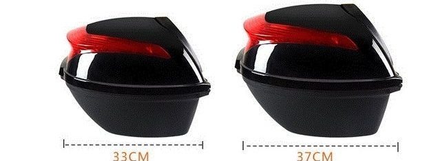 & GIVIte cốp xe máy cực lớn phổ quát xe điện phía sau thân cây thông minh lưới pin xe tay ga hộp công cụ - Xe gắn máy phía sau hộp thùng đồ xe máy