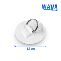 Surfboard rubber dinghy buckle inflatable boat stainless steel large number 8 5cmD type ring buckle PVC patch 4 layers with back glue
