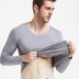 Đánh dấu quần áo mùa thu mùa thu quần mens mỏng từ nhiệt cộng với nhung bottomwear đồ lót mặc ấm mùa đông bộ V cổ áo vừa dày. 