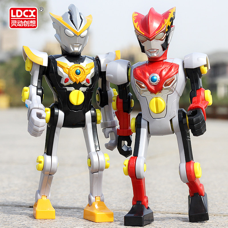 Genuine Assembled Edition Ottmann Toy Otter Hero Syro Di Carrobu Superhuman Boy Deformed Building Blocks