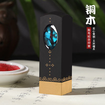 Newborn Baby Fetal Hair Seal Souvenir Diy Self-Made Tire Hair Collection Umbilical Cord Chapter Name Badge Custom