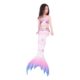 ຊຸດລອຍນໍ້າ Mermaid ເດັກຍິງ Fish scale suit ສາວນ້ອຍລອຍນ້ໍາປາ tail swimsuit mermaid Princess ແບ່ງສາມສ່ວນຊຸດ