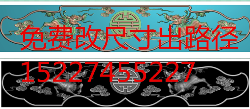 New Model Coffin and Casket Detailed Carving Images, Grayscale Images, Qilin Design Front and Back Panels, Base Computer Carving Images