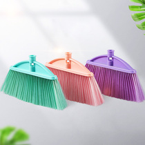 Broom Household plastic broom soft hair Single rod-free replacement universal cleaning tool Single sweep head