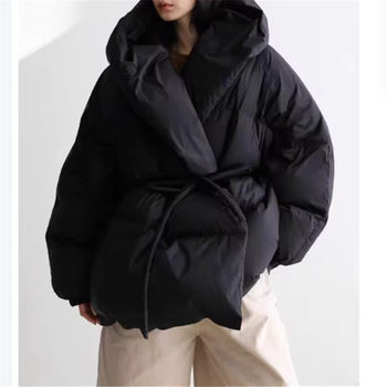 Warm down cotton short loose large size bread coat Warm down cotton short loose large size bread coat
