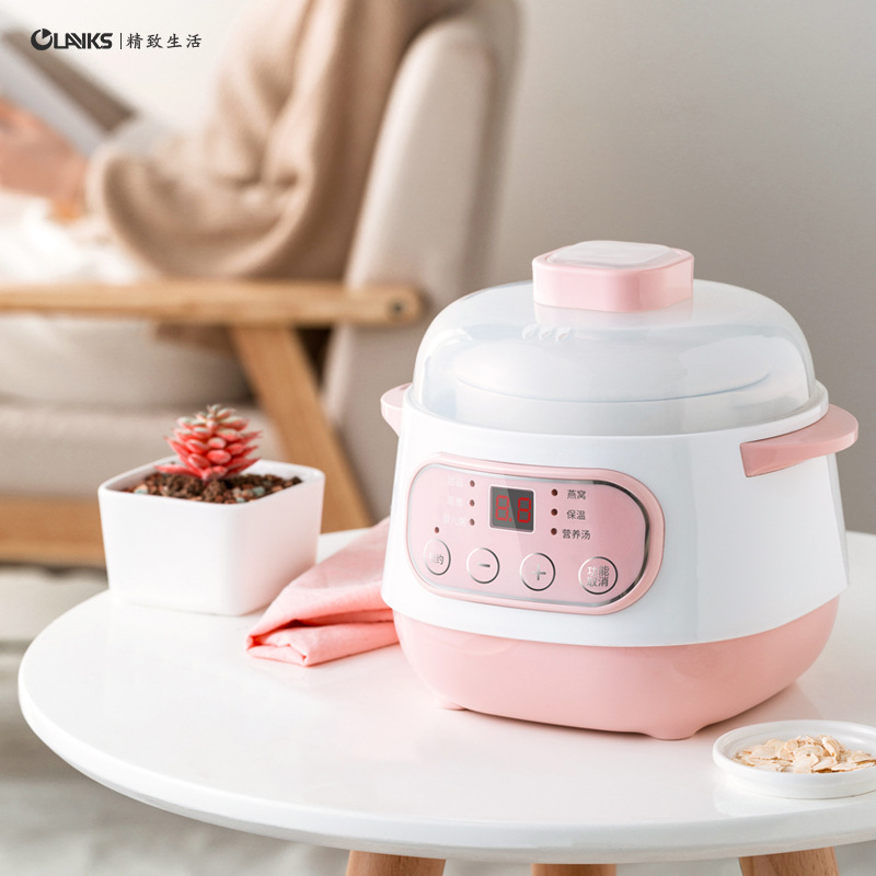 Erichuang water electric cooker Bird's Nest water insulation stew Cup automatic household ceramic BB soup pot porridge artifact