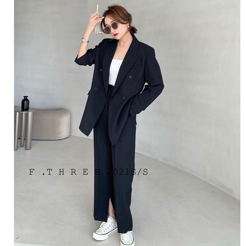 FTHREE 2023 Spring New Fashion Frying Street Suite Woman Super Costume Two - piece tide