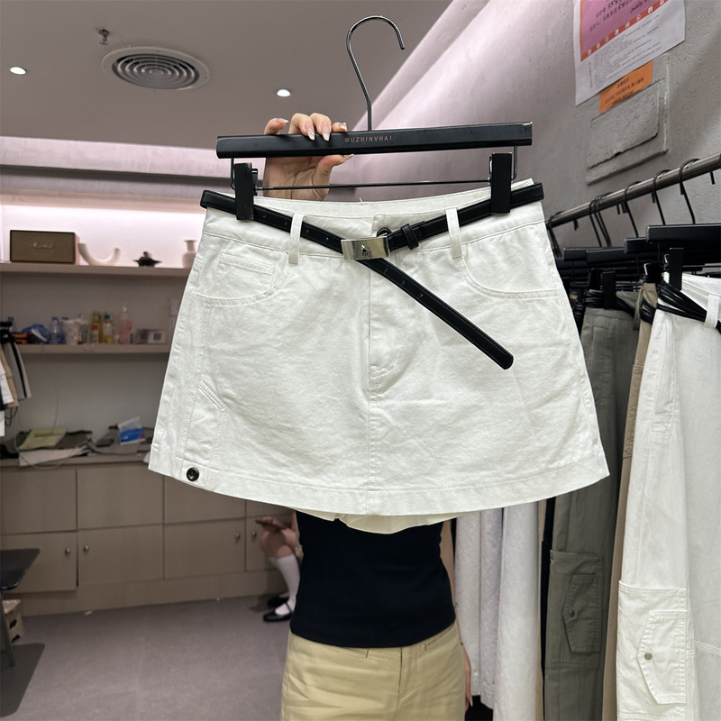 Korean Style Fashionable Design Low-Waist Slim-Fit Skirt for Women 2026 Summer New Slimming Versatile Casual Short Skirt Trendy Korean Style Fashionable Design Low-Waist Slim-Fit Skirt for Women 2026 Summer New Slimming Versatile Casual Short Skirt Trendy
