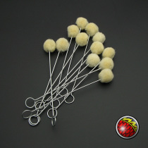 Pure goat hair wool head wool stick dye Upper color supplement Oil wool ball brushed leather DIY dyeing painted on color stick (10 only)