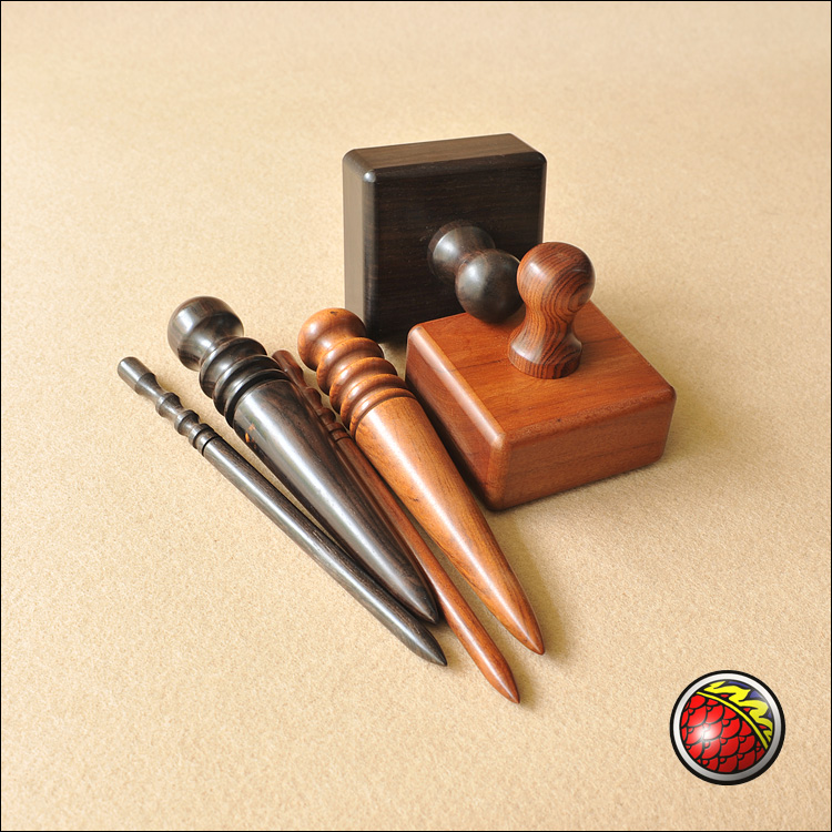 Colorful Dragon Parting Leather DIY Handmade Polished Rod Lager Grinding Stick Bed Face Press Cleaner Grinding Edge Rod Black Sandalwood